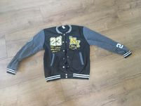 Czarna bluza z szarymi rękawami rozmiar M