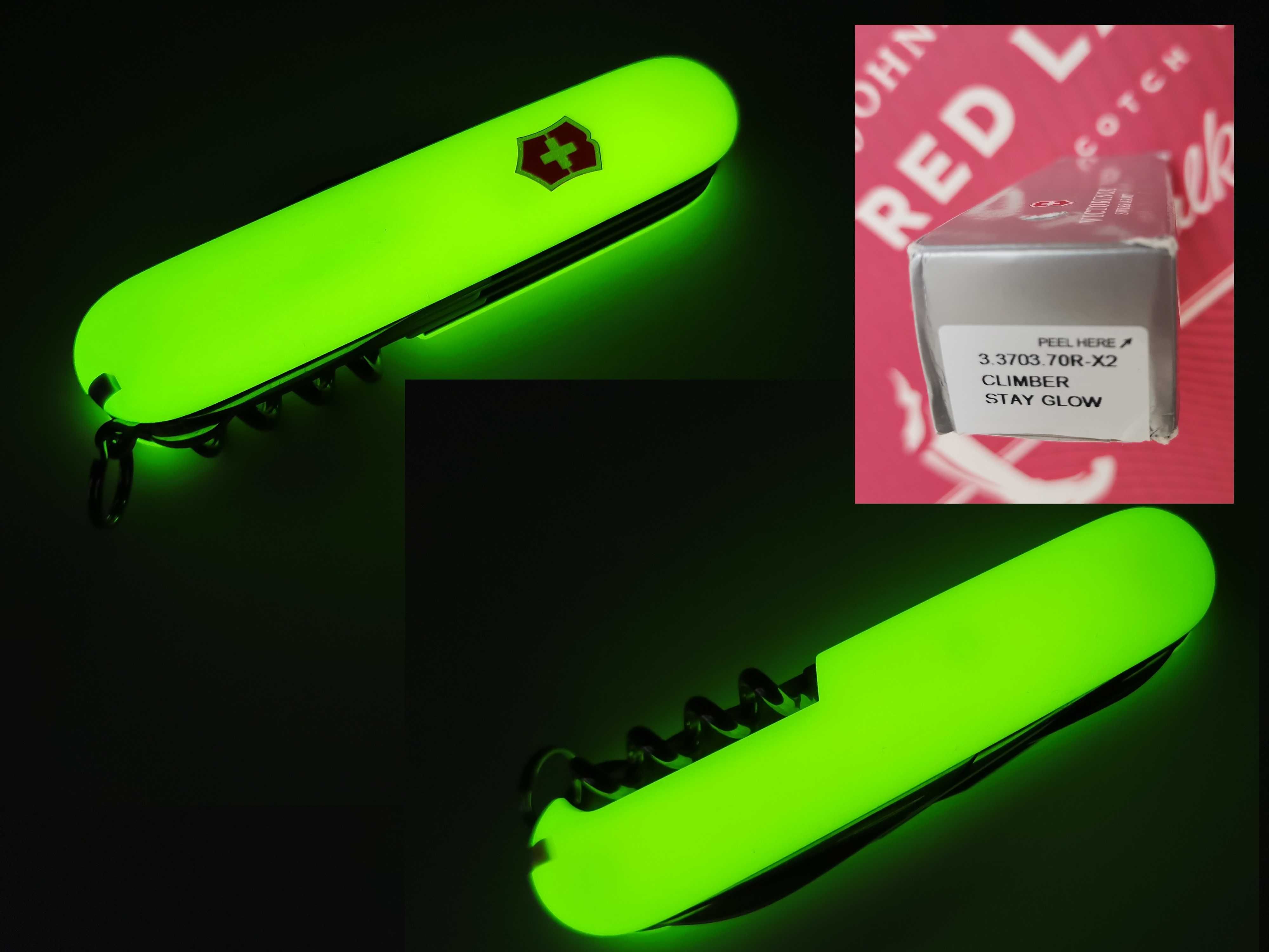 Victorinox Climber STAY GLOW - Świeci w ciemności - Unikat !