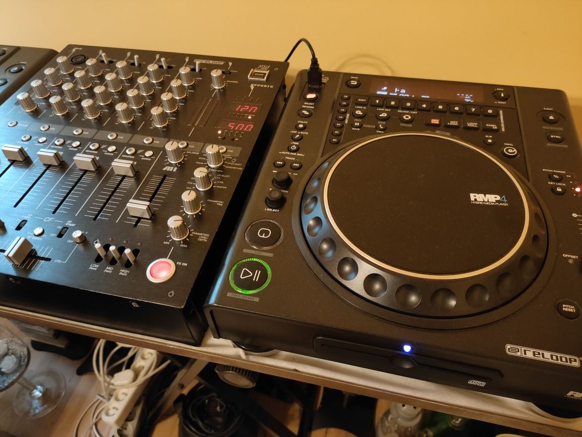 Konsola dj reloop 2 x rmp4 mikser RMX 40 USB