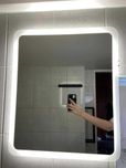 Lustro łazienkowe ścienne LED  Podświetlane