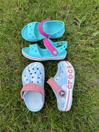 Crocs C8 на дівчинку 15 см босоніжки сабо