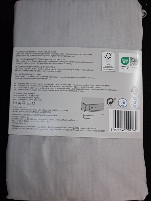 Prześcieradło smukee 200x200 miękkie miłe w dotyku nowe szare błękitne