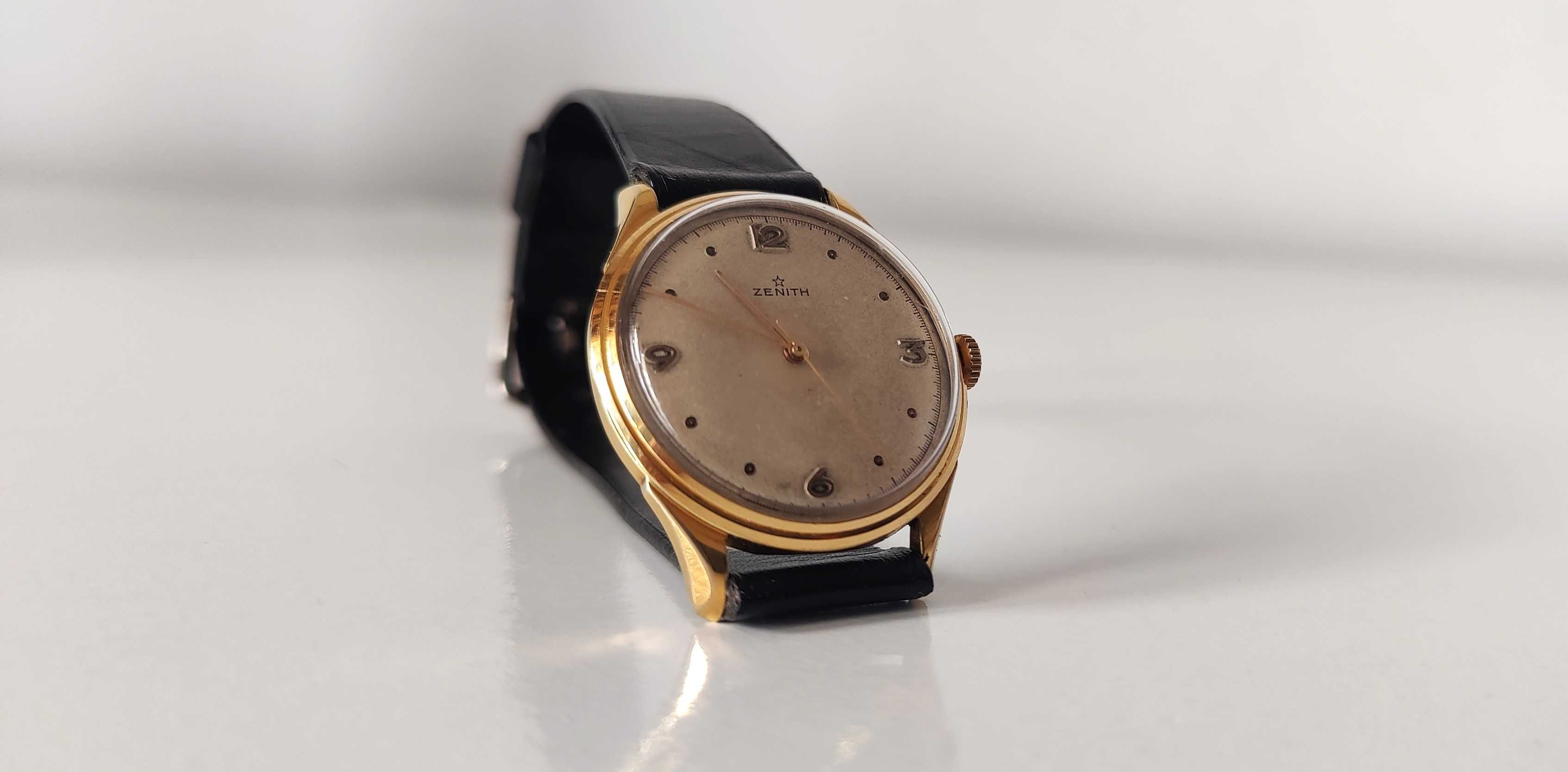 Stary Zegarek Zenith Złoto 14k 20 micro Iwc Omega cal 160
