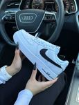 Жіночі кросівки найк аір форс Nike Air Force 1 PRM All White Black
