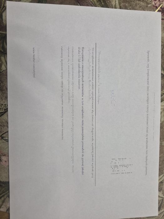 Uszkodzona drukarka urz wielofun. brother MFC-5945DW duplex,ksero A3