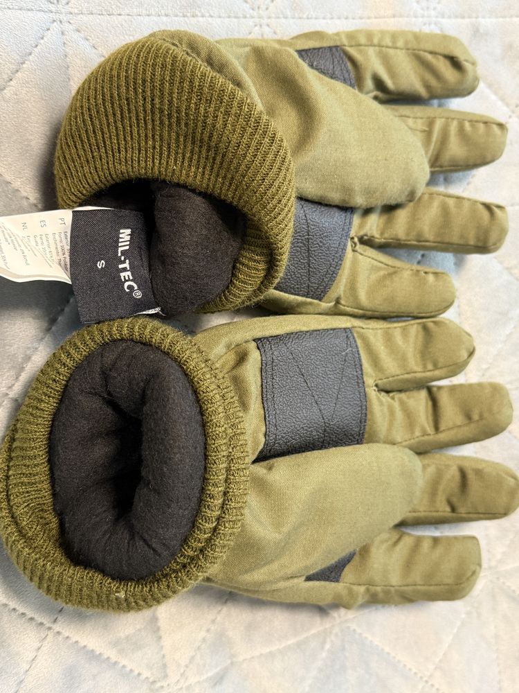Рукавички тактичні зимові Mil-Tec Olive розмір S