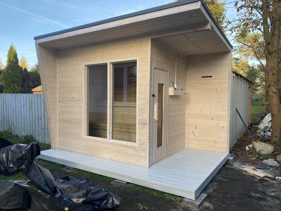 Sauna duża caly gotowy zestaw