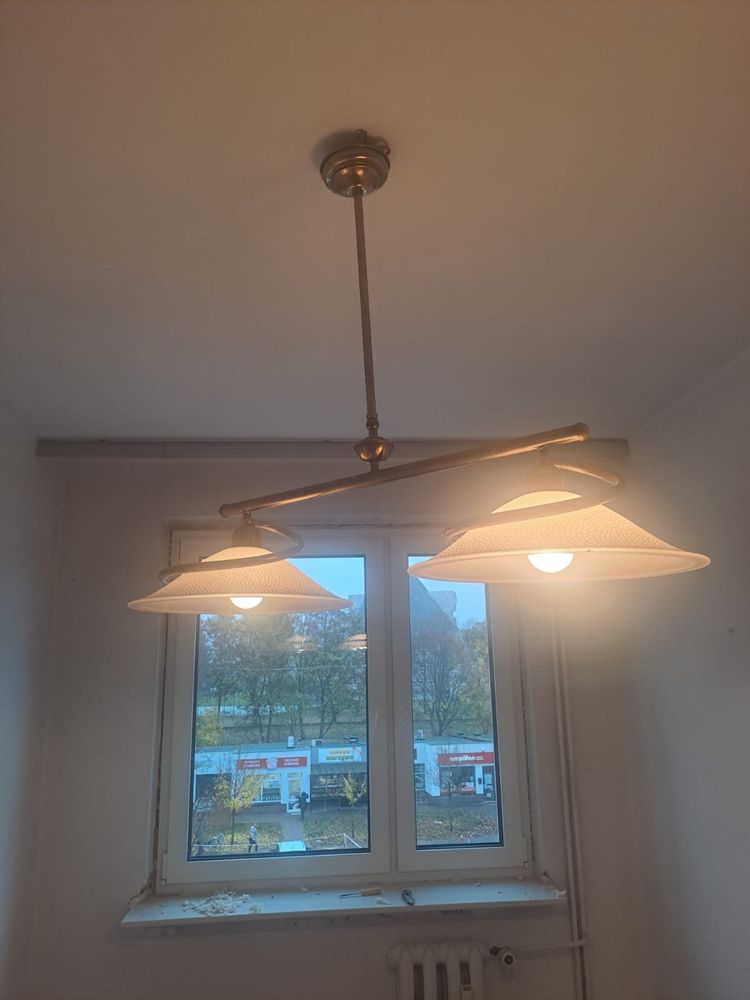 Lampa wiszą + kinkiety