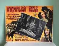 Cartaz de cinema antigo Buffalo bill
