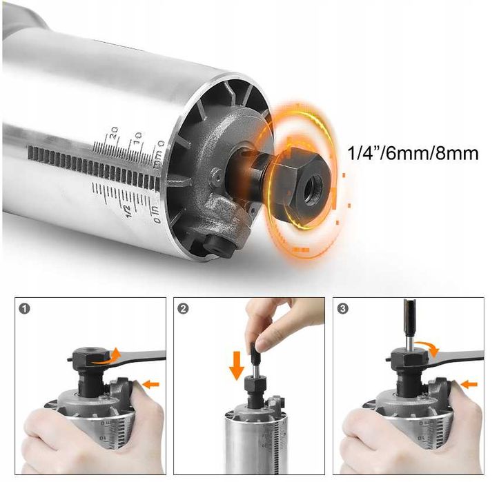 Profesjonalny FREZARKA Górnowrzecionowa DEWINNER 710w Metal (-20%)