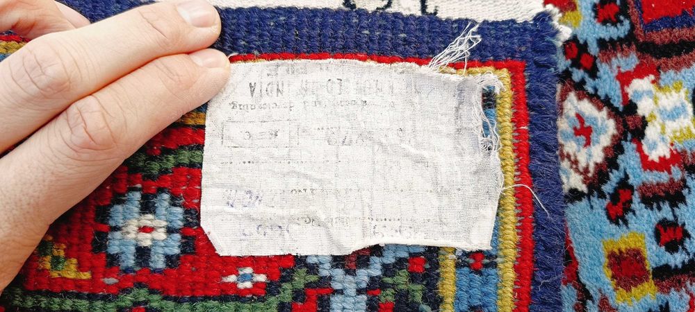 Chodnik tkany ręcznie dywan wełniany perski 278 x 85 cm wełna