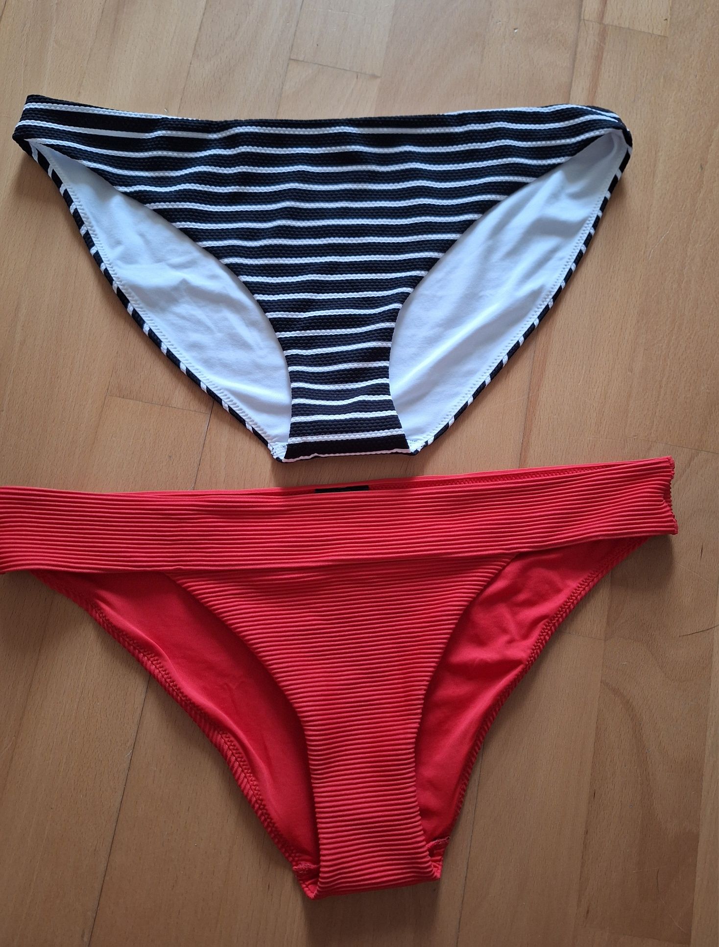Zestaw, 2 pary majtek, majtki od stroju kąpielowego, H&M r. 46
