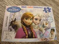 Maxi Puzzle dwustronne Frozen, Kraina Lodu  60 elentow