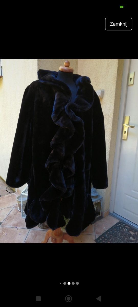 Piękne futro.projektant  Harald Glööckler XXXL