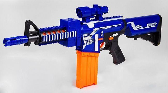 штурмова гвинтівка-бластер m16 "blaze storm" м'які патрони, оптичний п