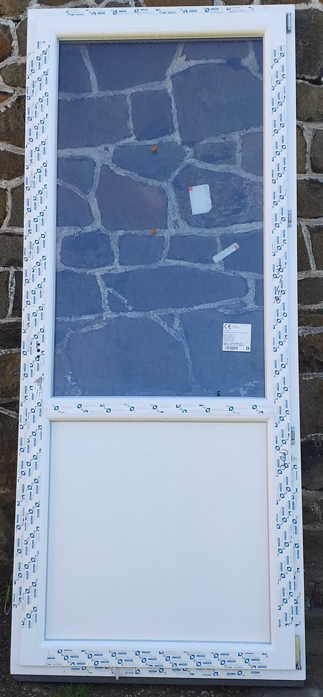 Drzwi balkonowe tarasowe zewnętrzne NOWE 1000×2400 zamienię