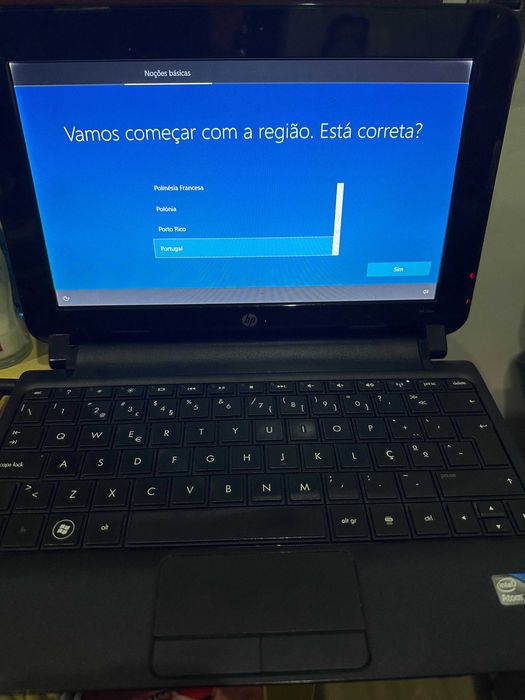 portatil mini hp com carregador