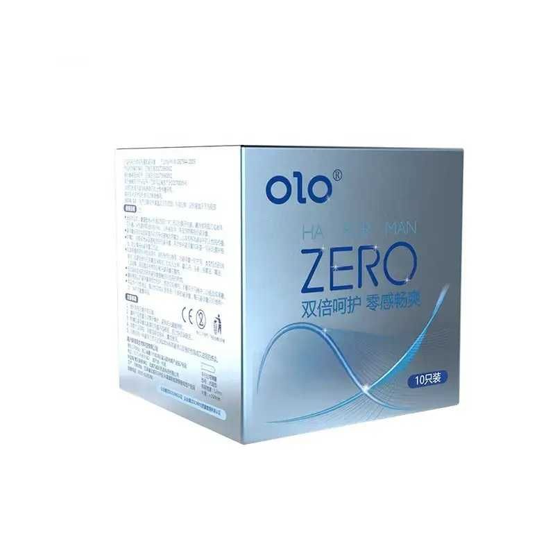 Ультратонкие презервативы OLO ZERO с гиалуроновой кислотой 10 шт