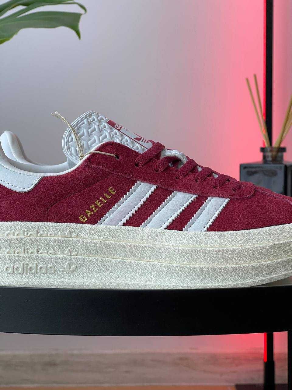 Кроссовки Adidas Gazelle Bold Bordo