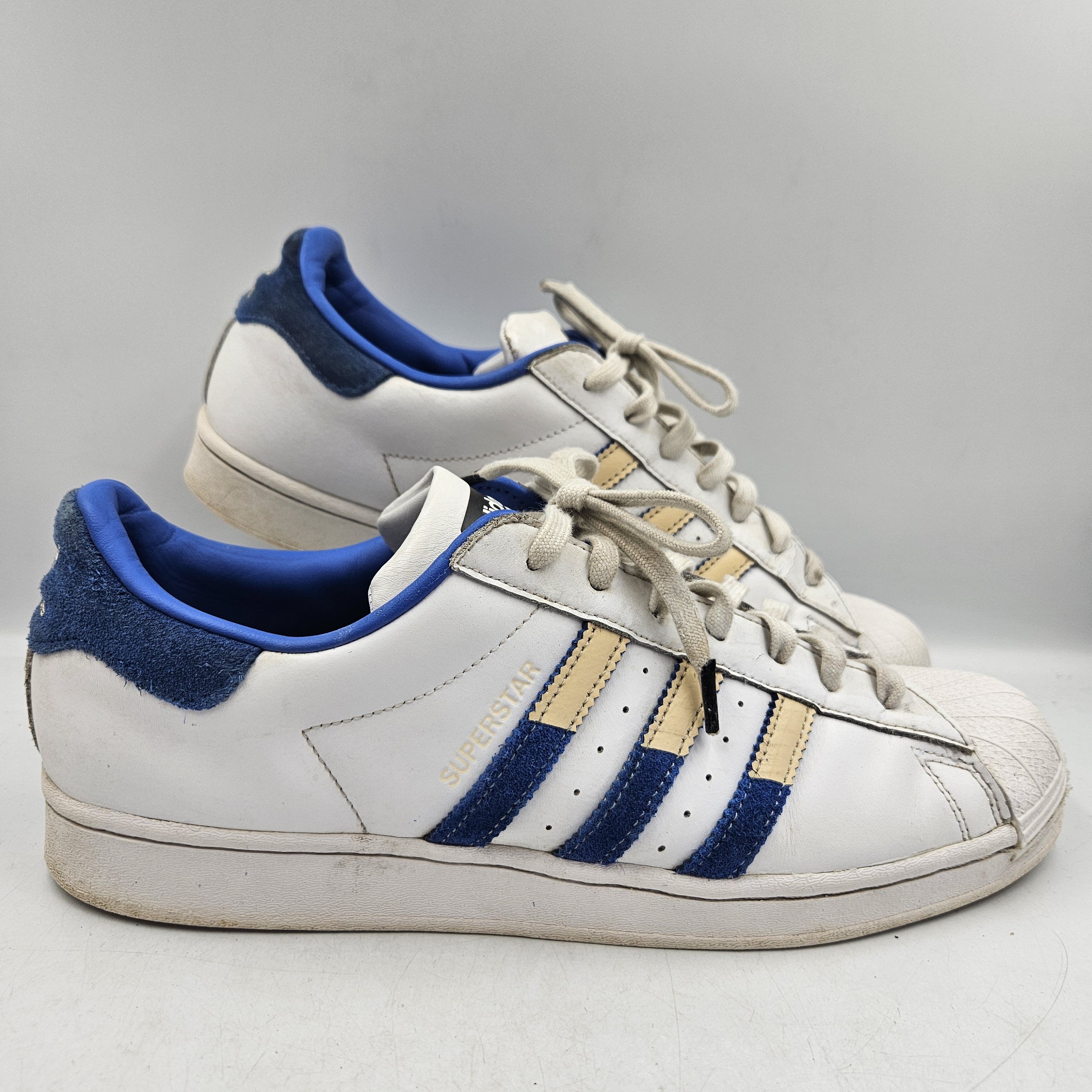 Buty Sportowe Sneakersy Męskie Adidas Superstar Białe Rozmiar 46 2/3