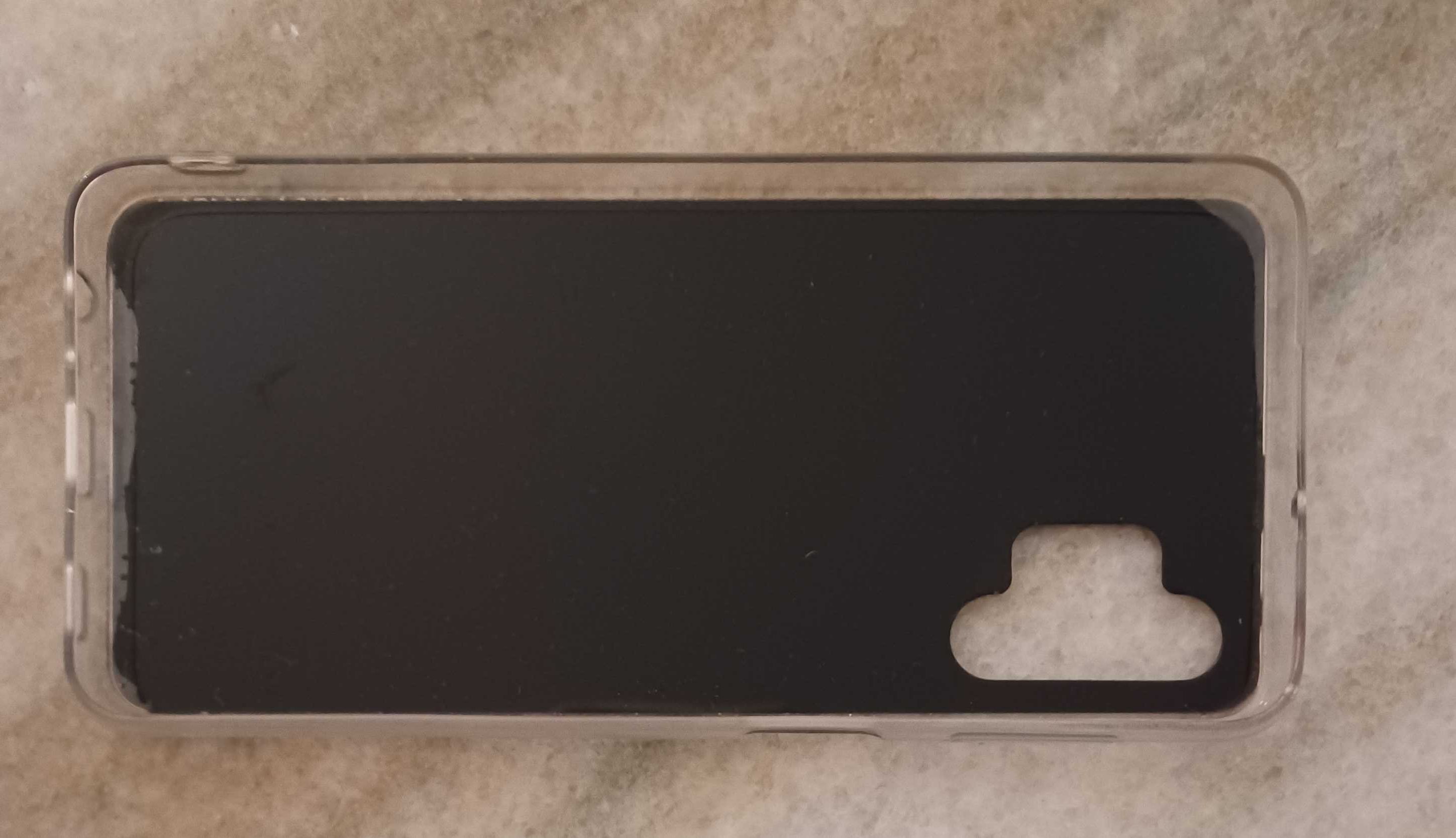 Capa telemóvel Samsung A32 5G em silicone Preta