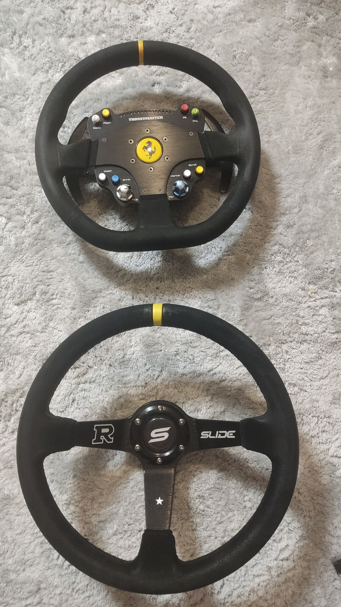 Kierownica Thrustmaster TS-PC, Pedały T-LCM, shifter FANATEC, metalow