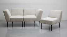 TBG Nowa sofa 3 osoboa lub 2 osobowa fotel sztruks MODUŁOWE sof puzzle
