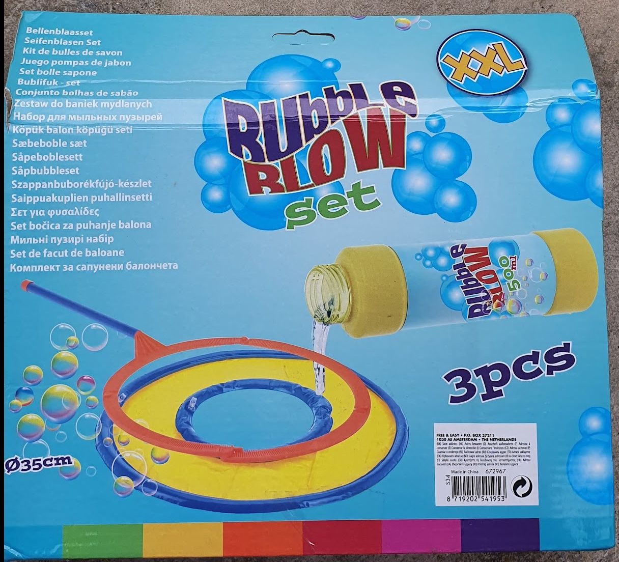 Bolhas de sabão gigantes (kit dobrável) NOVO