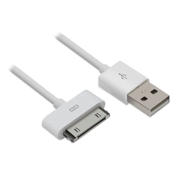 Kabel Ładowarka Usb Do Iphone 4 4S Ipod Ipad 1 2 3 (Biały)