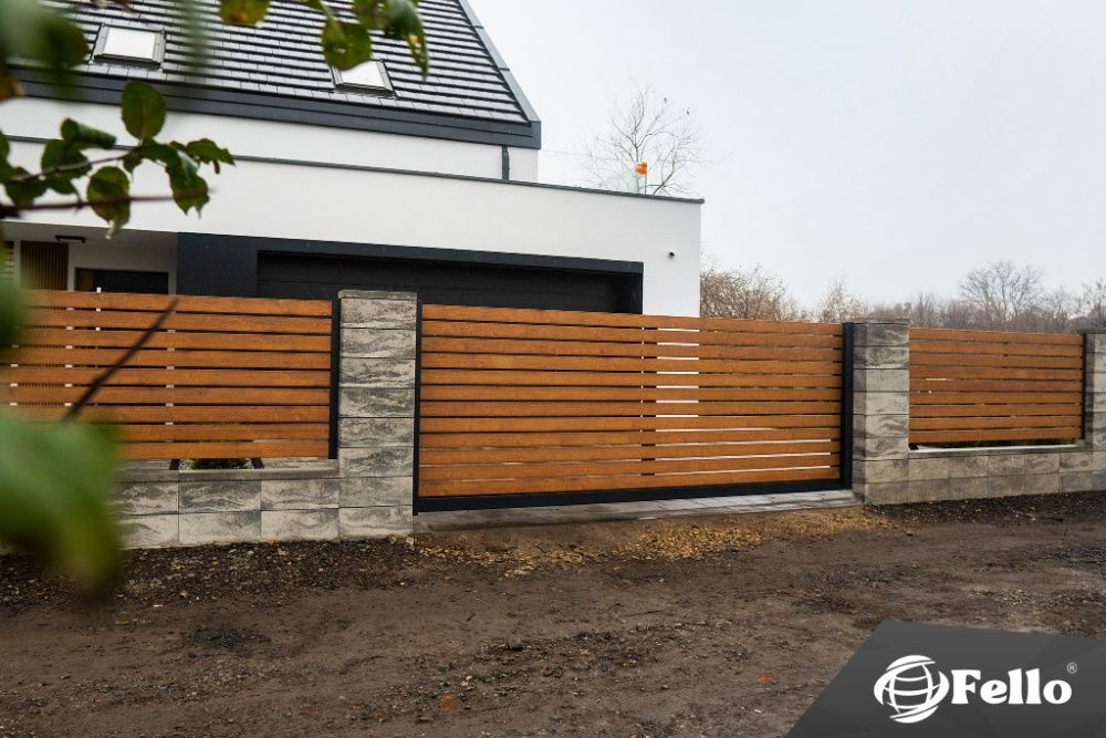 Brama Dwuskrzydłowa Wjazdowa Skrzydłowa Uchylna Bramy Palisadowa Al