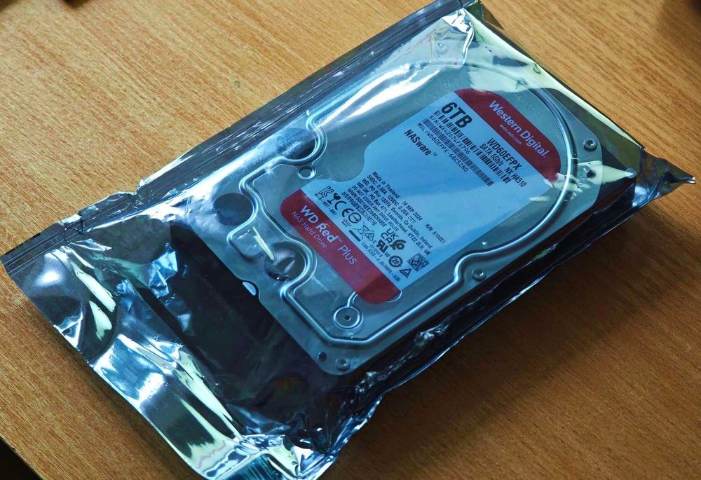 Fabrycznie nowy WD RED Plus 6TB WD60EFPX _ SERWER NAS