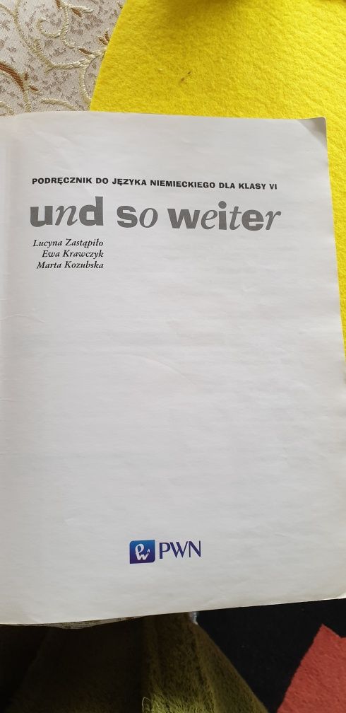 Podręcznik do niemieckiego kl.6