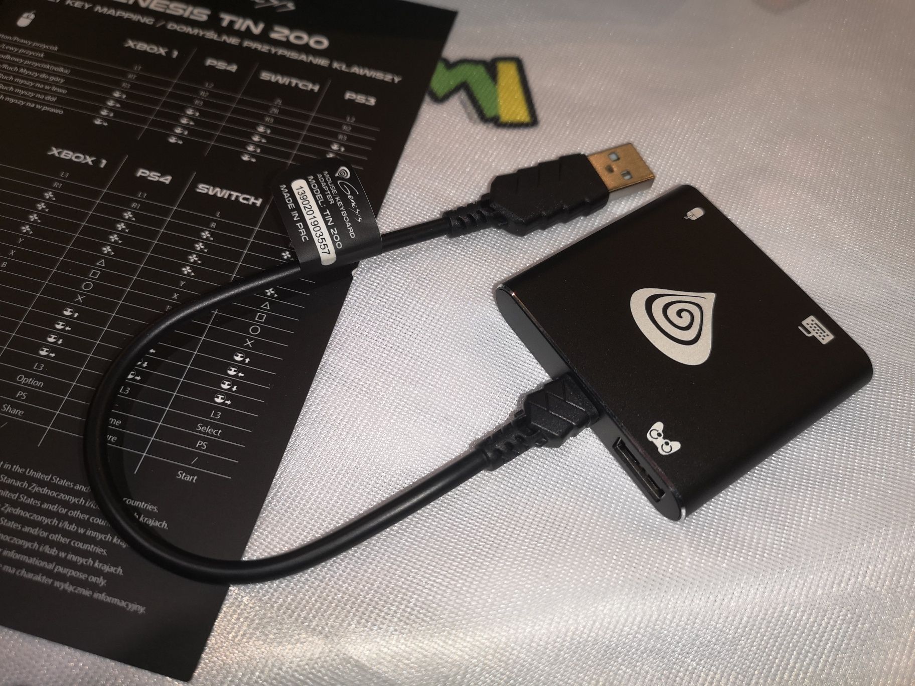 Adapter Myszka i Klawiatura na PS4/X1/Switch (Genesis Tin 200) sklep