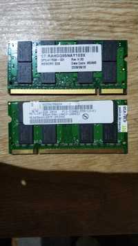 Ram2,2+2GB 2 dwie sztuki RAM