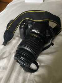 Nikon D3100 z torbą, obiektywem i oryginalnym pudełkiem