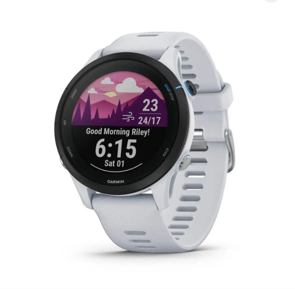 Garmin Forerunner 255 Music Mleczny kwarc