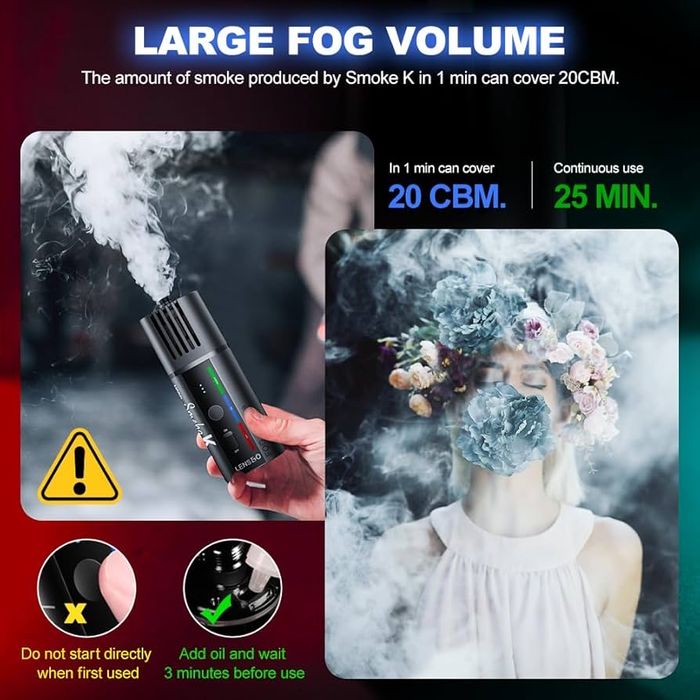 Портативний генератор диму LENSGO