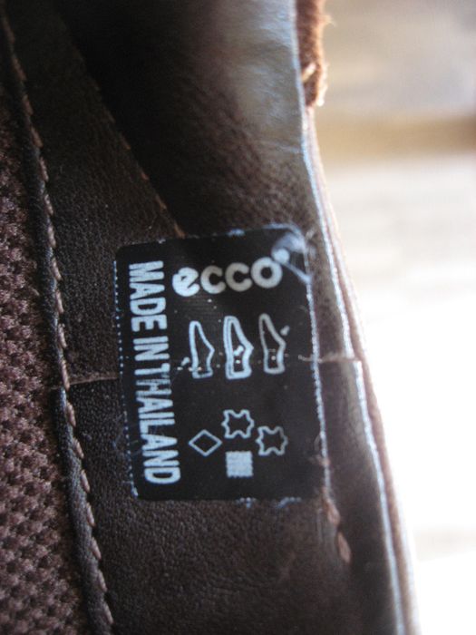 ECCO Skórzane buty botki kozaczki damskie 37