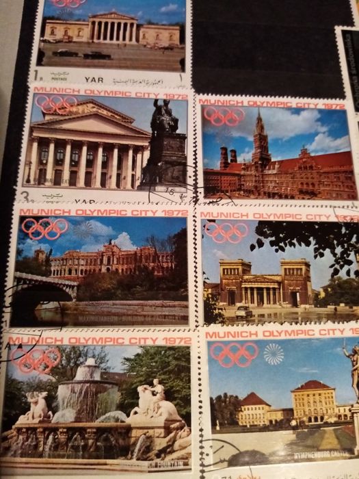 Dla kolekcjonera. Znaczki. Olimpiada w Monachium 1972r