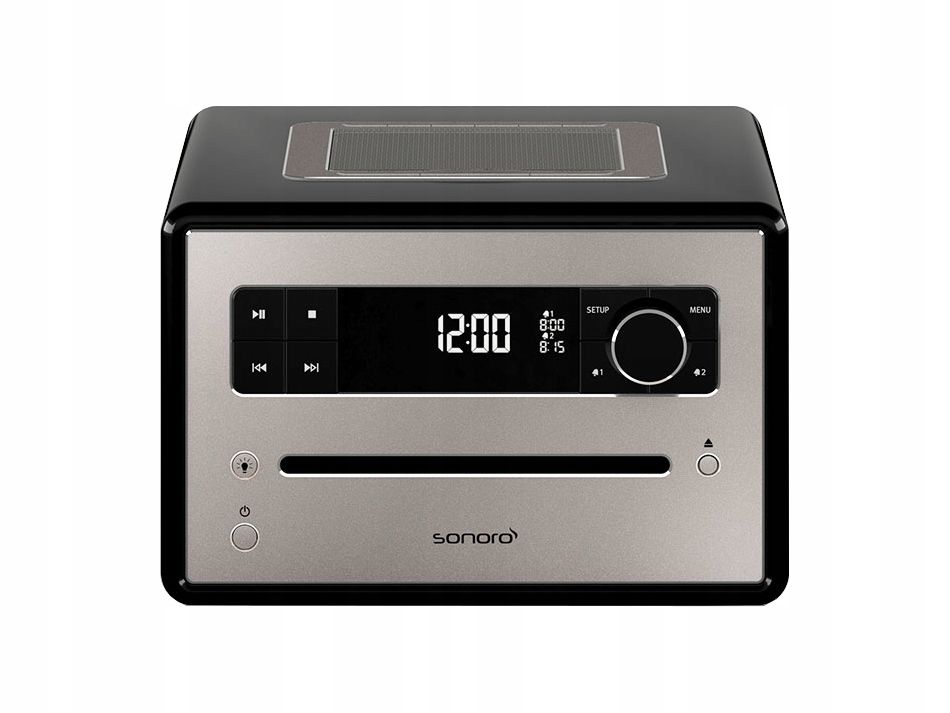 Radio sieciowe DAB+, FM Sonoro QUBO - czarne