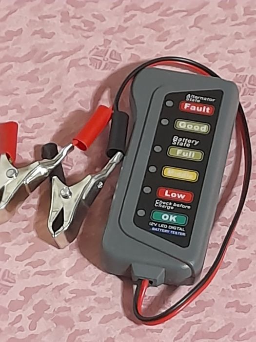 Тестер АКБ емкости автомобильного аккумулятора, генератора