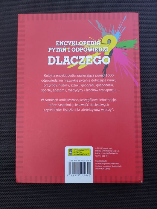 Książka dla dzieci - encyklopedia pytań i odpowiedzi