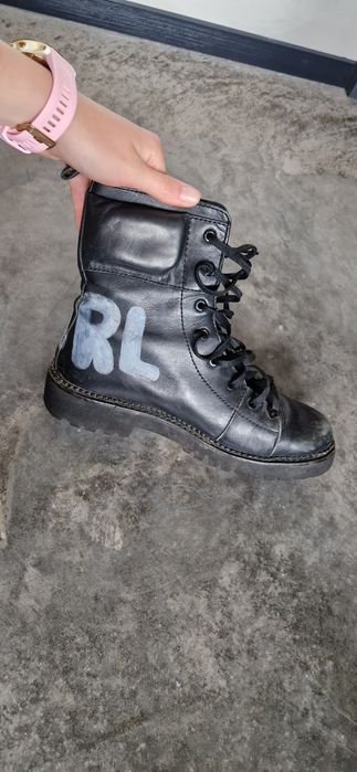 Продам чоботи шкіряні Karl Lagerfeld 41 розмір