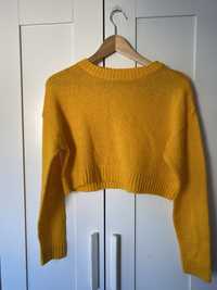 H&M żółty sweter na wiosnę S
