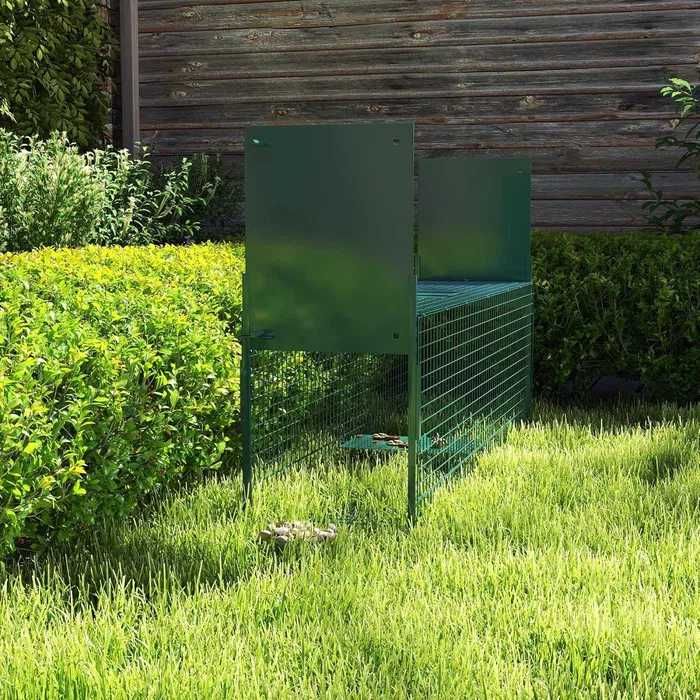 Armadilha para animais vivos com 2 portas 135x53x39cm