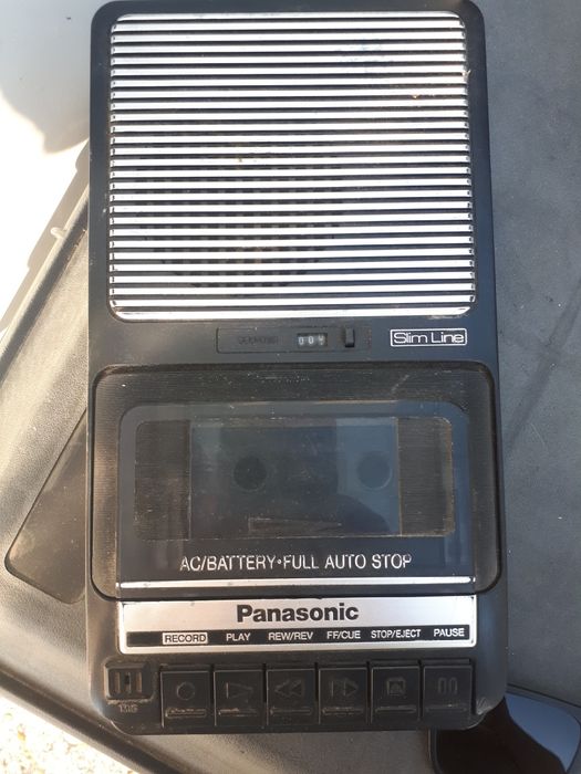 Magnetofon antyk na kasety Slim Line Panasonic