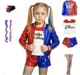 Дитячий костюм Харлі Квінн (Harley Quinn) - комплект (куртка, шорти, ф