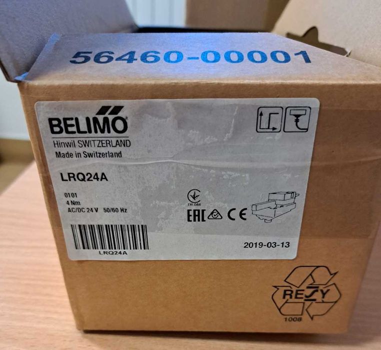 Siłowniki Belimo LRQ24A z zaworem kulowym