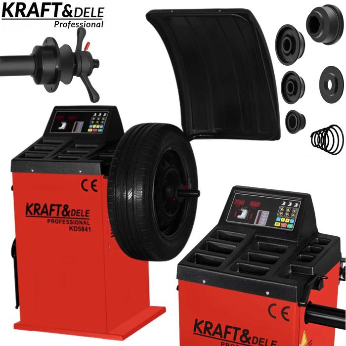 KRAFT&DELE Wyważarka Do Kół Opon Felg Osobowych Półautomatyczna KD5841