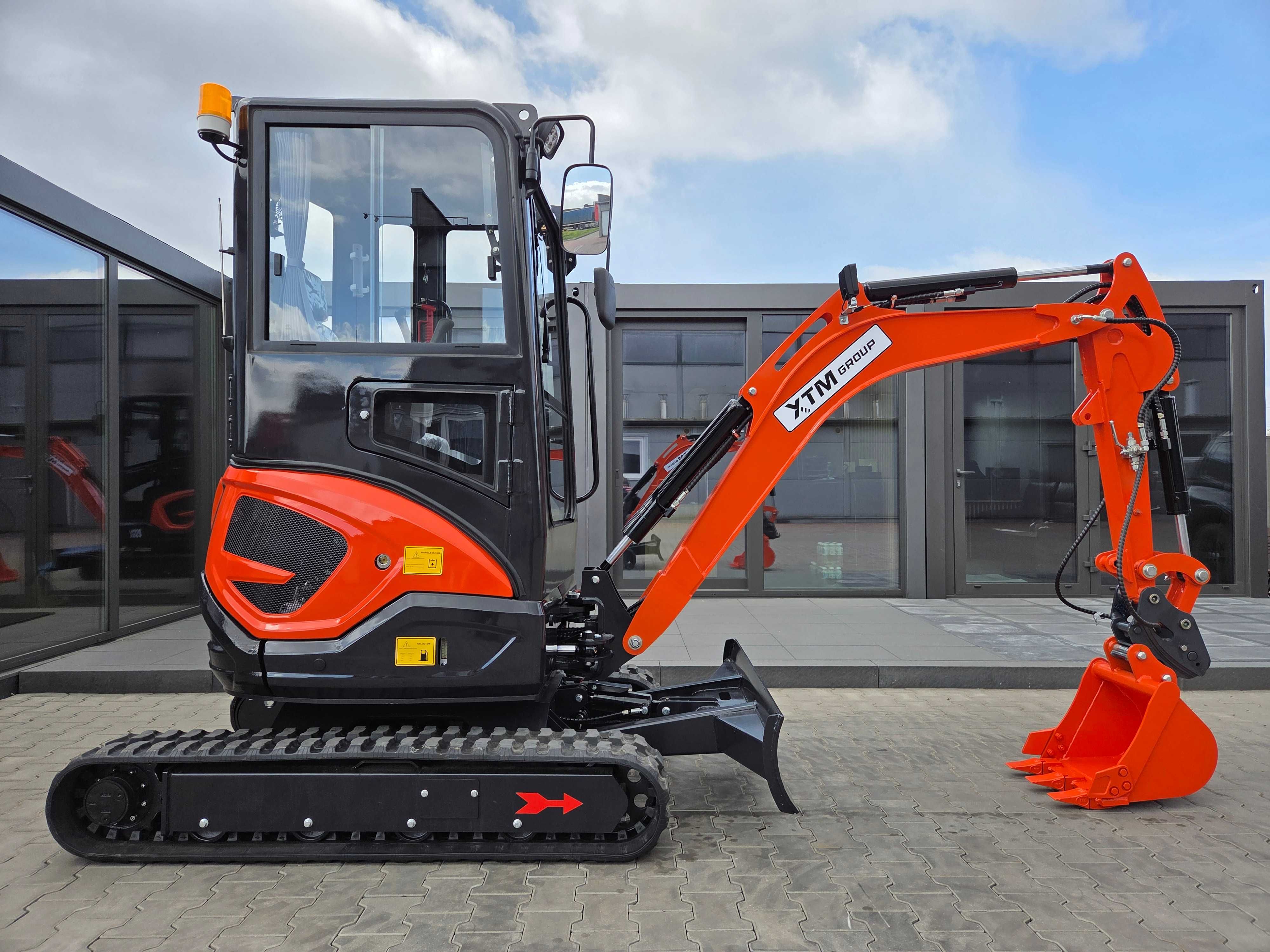 XTM X22S 2025 mini koparka KUBOTA ZESTAW Raty Leasing 2000kg!